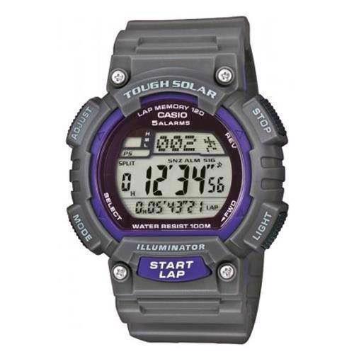 Image of Classic / Retro / Sport mat grå quartz multifunktion med solar power Herre ur fra Casio, STL-S100H-8AVEF